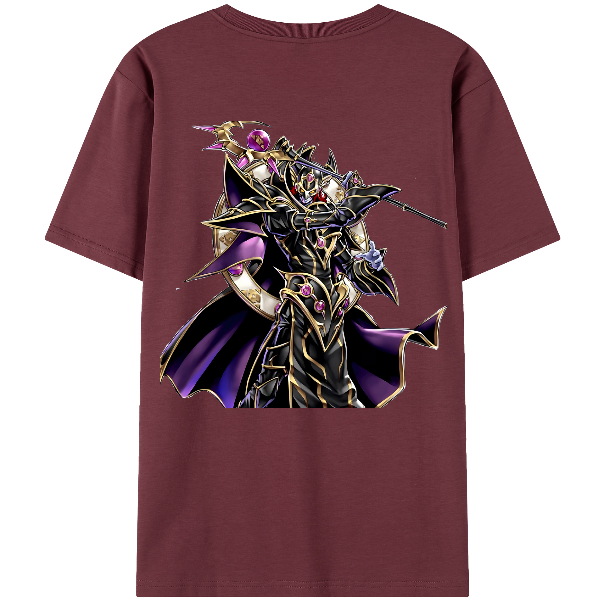 （画像用） 遊☆戯☆王 Yu-Gi-Oh! 綿100％半袖Tシャツ（背面プリント）